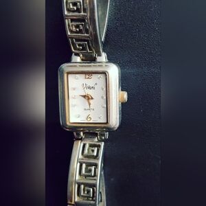 Vivani Women's Silver and Gold Watch
